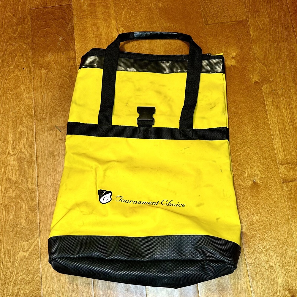 Tournament Choice Waterproof Dry Bag Yellow Boating Kayaking w/Inner Pouch 21X15